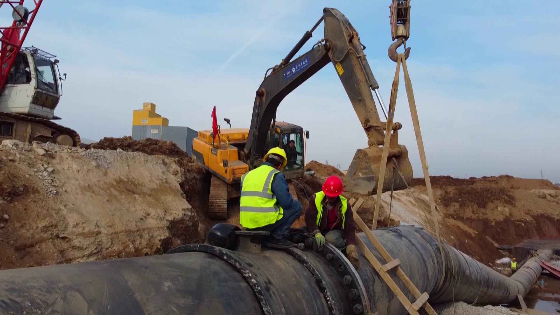 太原热浸涂塑钢管 阳曲县中社河河道综合治理工程:全力以赴保工期 为太忻一体化经济区建设作贡献 太原热浸涂塑钢管 阳曲县中社河河道综合治理工程:全力以赴保工期 为太忻一体化经济区建设作贡献