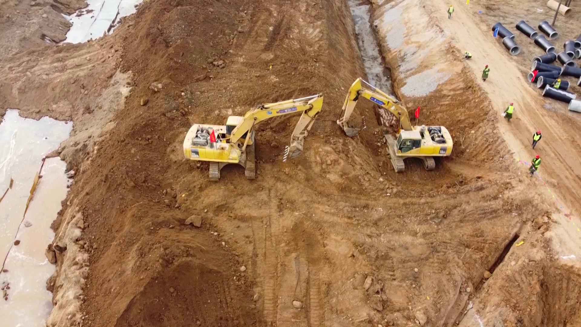 太原热浸涂塑钢管 阳曲县中社河河道综合治理工程:全力以赴保工期 为太忻一体化经济区建设作贡献 太原热浸涂塑钢管 阳曲县中社河河道综合治理工程:全力以赴保工期 为太忻一体化经济区建设作贡献