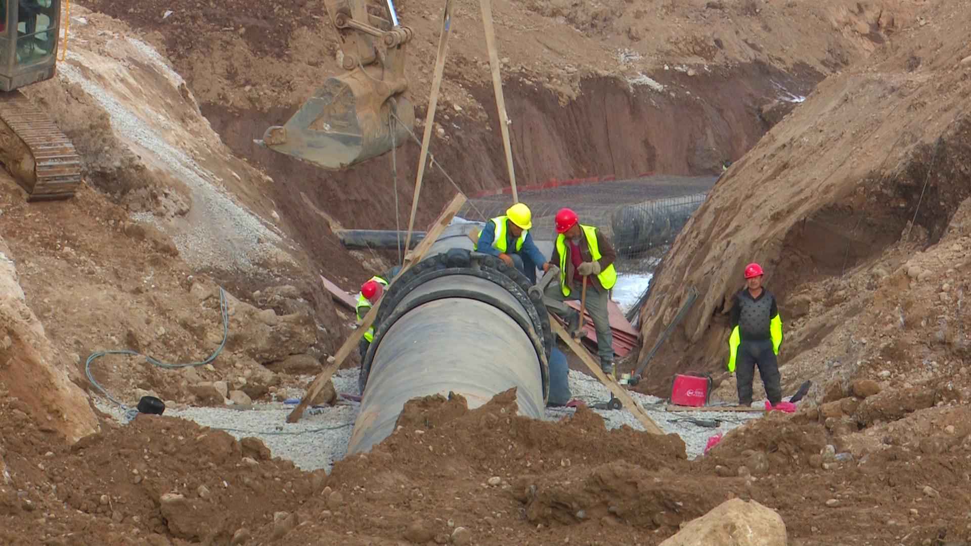 太原热浸涂塑钢管 阳曲县中社河河道综合治理工程:全力以赴保工期 为太忻一体化经济区建设作贡献 太原热浸涂塑钢管 阳曲县中社河河道综合治理工程:全力以赴保工期 为太忻一体化经济区建设作贡献