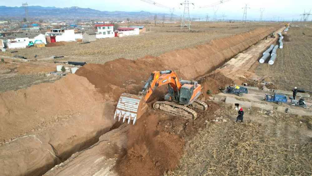 忻州热浸塑电力涂塑钢管助力山西大水网第二横工程加速建设