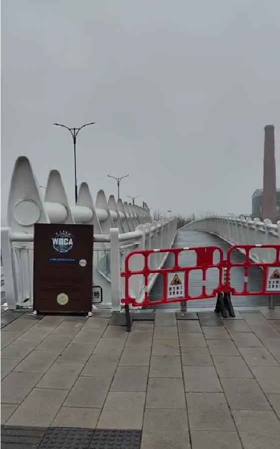 电力管穿桥：“世界最大单跨钢梁门式刚构桥”栏杆带电？当地供电局回应