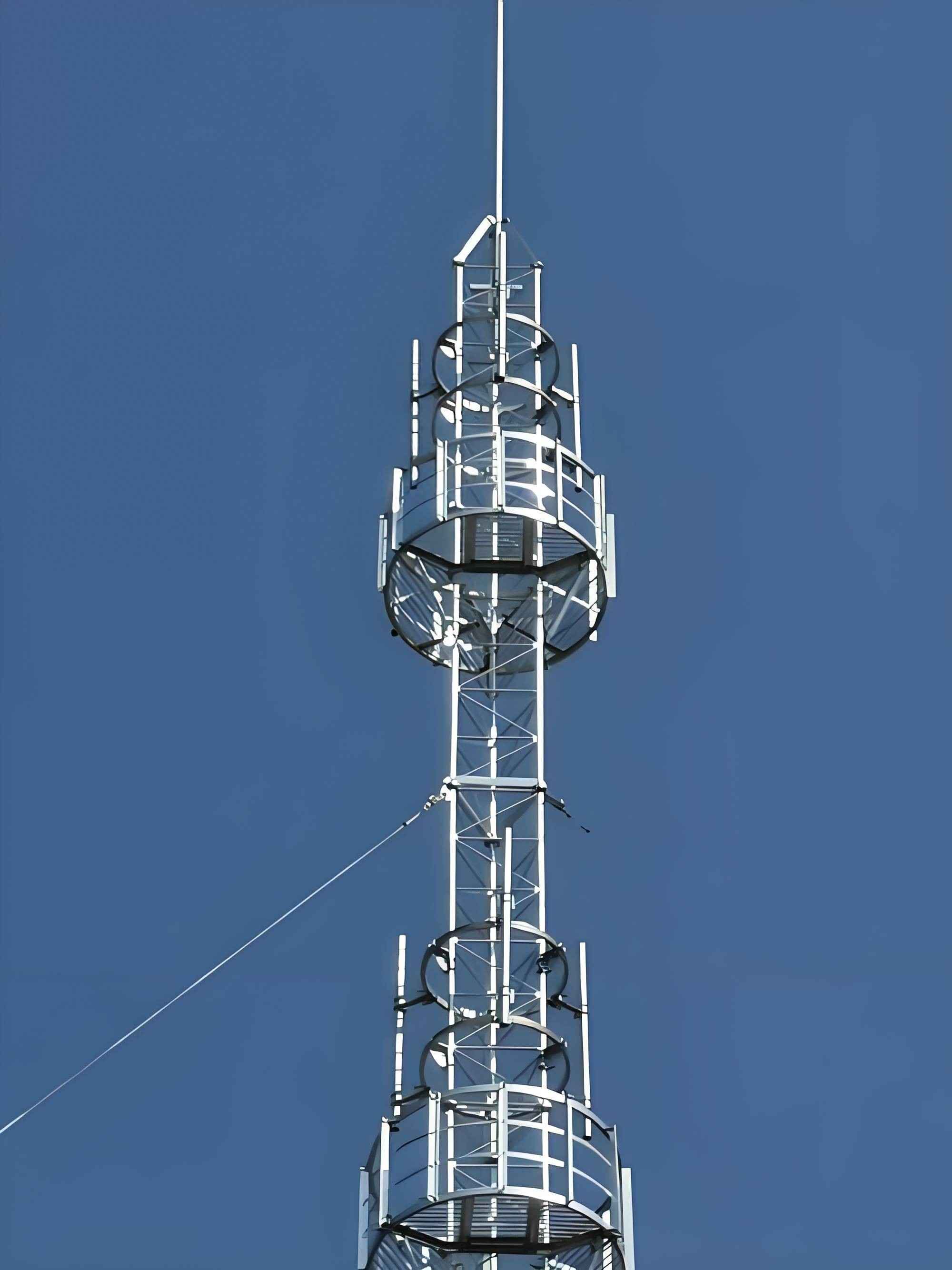 5G单管通信塔:奥仁格管道引领高效部署新纪元 5G单管通信塔:奥仁格管道引领高效部署新纪元