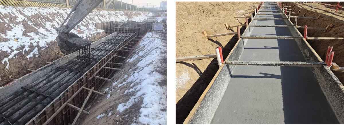 浇筑电力排管 电力排管施工工艺——混凝土包封的多层管道施工